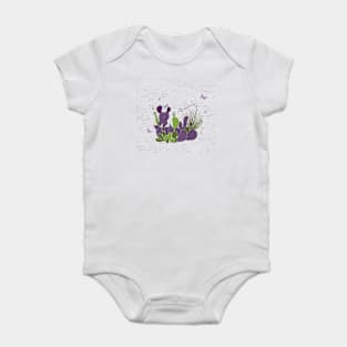 Arizona Cacti and Butterflies Baby Bodysuit